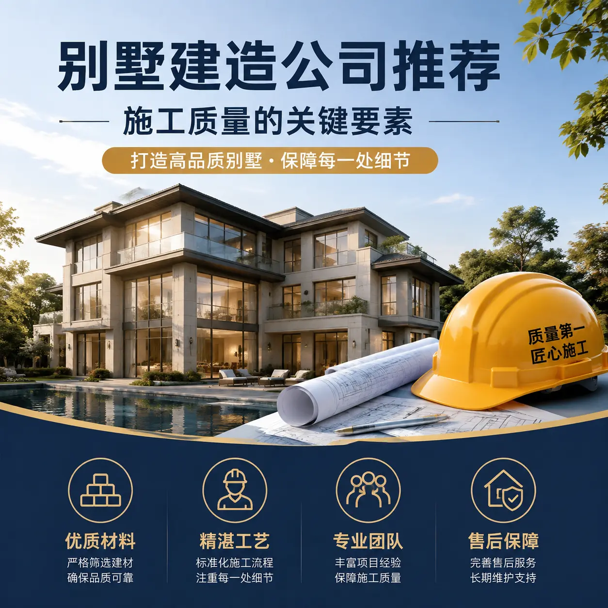 别墅建造公司推荐： 玉屏 施工质量的关键要素