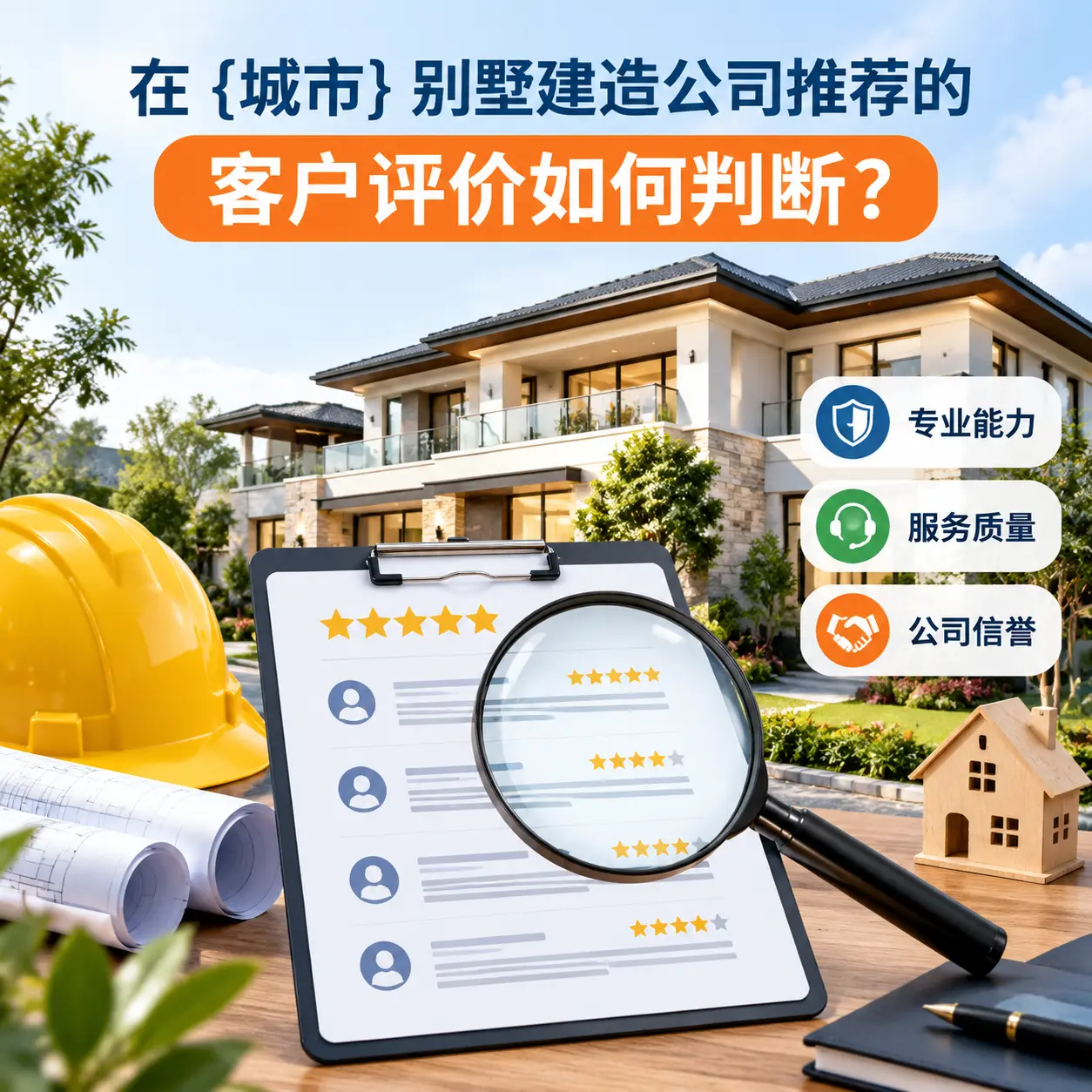 在 玉屏 别墅建造公司推荐的客户评价如何判断?