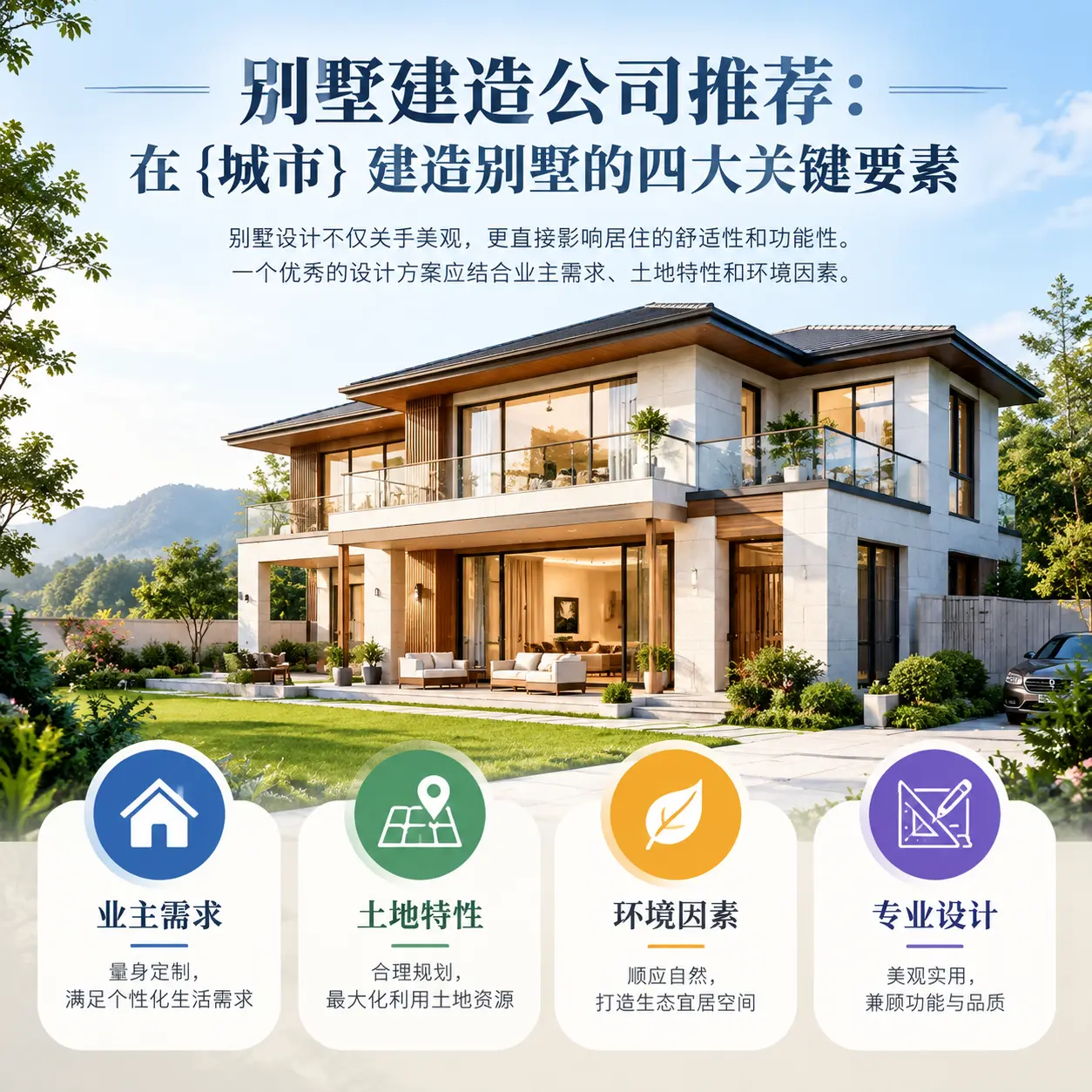 别墅建造公司推荐：在 玉屏 建造别墅的四大关键要素