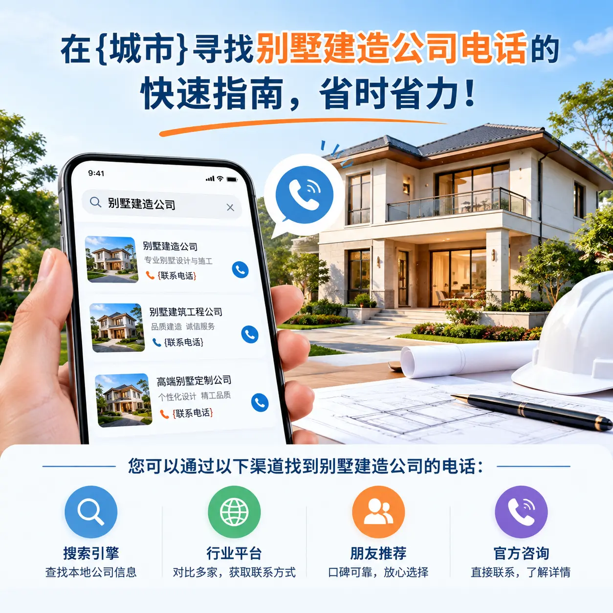 在玉屏寻找别墅建造公司电话的快速指南，省时省力！