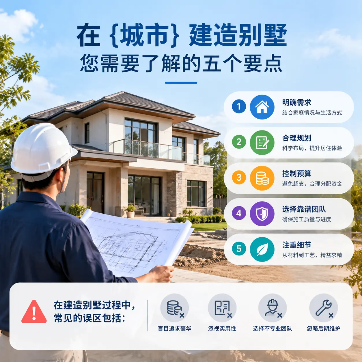 在 玉屏 建造别墅，您需要了解的五个要点
